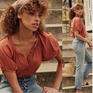 Doen June Top in Tierra - Size XS